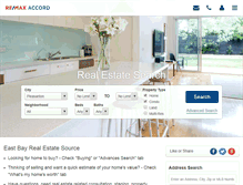 Tablet Screenshot of eastbayhomes.net